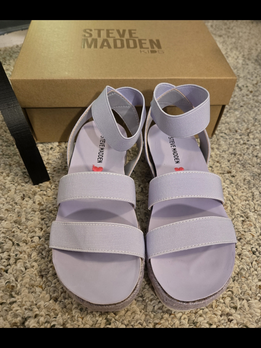 Steve Madden Lilac Elastic Strap Sandals - Women
